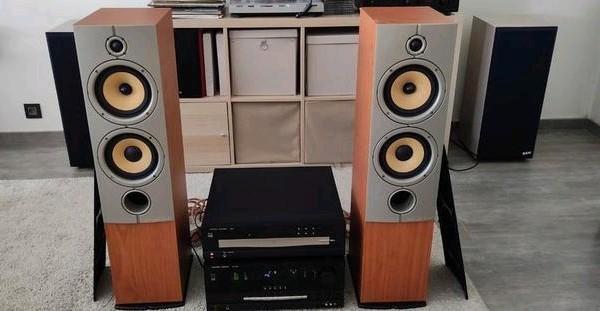 HIGH END HIFI set = Harman/Kardon + Wharfedale Diamond 8.4, Audio, Tv en Foto, Versterkers en Ontvangers, Gebruikt, Stereo, 60 tot 120 watt