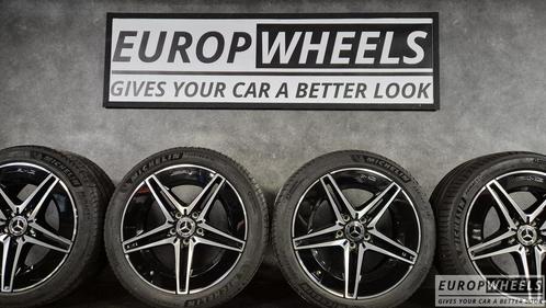 18 inch Mercedes C klasse W206 AMG Zwart zomerbanden, Auto-onderdelen, Banden en Velgen, Banden en Velgen, Zomerbanden, 18 inch