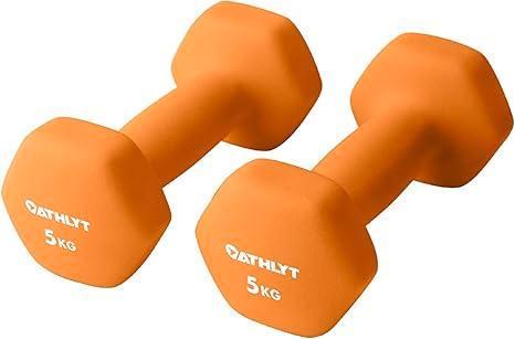 Paar neopreen halters | 2 x 5kg | GRATIS LEVERING, Sport en Fitness, Fitnessmaterialen, Nieuw, Dumbbell, Armen, Verzenden