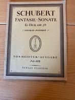 Schubert – Fantasie-Sonate G-dur, Op. 78, Muziek en Instrumenten, Ophalen of Verzenden, Gebruikt, Artiest of Componist, Klassiek