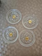Vier prachtige crystal D'Arques onderzetters/ onderleggers, Ophalen of Verzenden