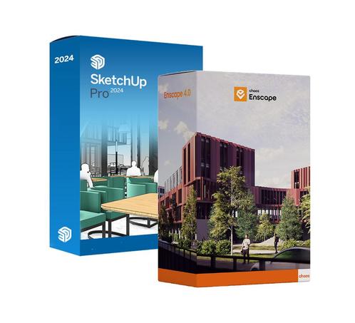 SketchUp Pro 2025 + Enscape 4, Computers en Software, Educatie- en Cursussoftware, Nieuw, Windows, Ophalen