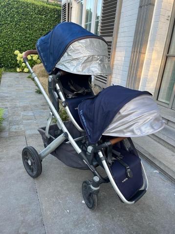 Uppababy Vista dubbele kinderwagen beschikbaar voor biedingen