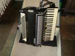 Gebruikt: Ricordia accordeon 120 bas met koffer, Muziek en Instrumenten, Overige merken, Gebruikt, 120-bas, Met riemen