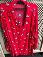 Xl Vespa hemd met oprolbare mouwen ( rood met vespa tekening, Nieuw, Ophalen