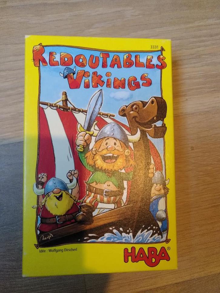 Redoutables Vickings, jeu Haba 6+, Hobby en Vrije tijd, Gezelschapsspellen | Bordspellen, Zo goed als nieuw, Vijf spelers of meer
