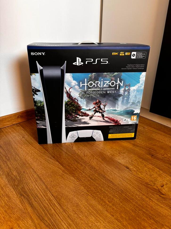 PlayStation 5 Digital Edition – nieuwstaat -originele doos, Games en Spelcomputers, Spelcomputers | Sony PlayStation 5, Zo goed als nieuw