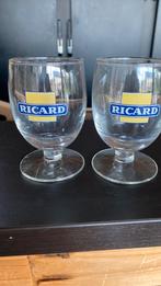 Verres Ricard à bord gradué. 2 pièces, Comme neuf, Enlèvement ou Envoi