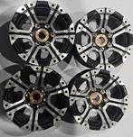 RC crawler velgen 1.9 – zwart/zilver – lijmvelgen (4 stuks), Hobby en Vrije tijd, Elektro, Gebruikt, Ophalen of Verzenden, Schaal 1:10