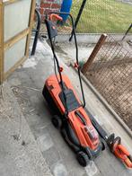Grasmaaier + haagschaar, Tuin en Terras, Ophalen, Gebruikt, Accu-grasmaaier, Opvangbak