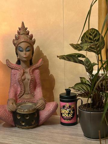 Vintage 50s Siamese dame tafellamp beschikbaar voor biedingen