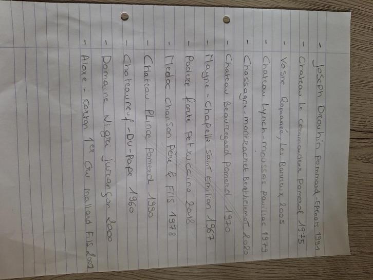 Lot wijnen te koop, Verzamelen, Wijnen, Nieuw, Rode wijn, Frankrijk, Vol, Ophalen