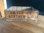 Vintage houten bier kist van Silver Bertem, Utilisé, Enlèvement ou Envoi