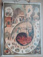 Originele Chromolithografische Catechisatieplaten, Verzenden, A1 t/m A3, Reclame, Rechthoekig Staand