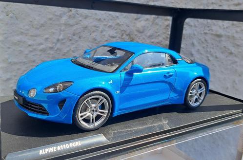 Alpine A110 Pure Blue 1:18ème, Hobby en Vrije tijd, Modelauto's | 1:18, Nieuw, Auto, Solido, Ophalen of Verzenden