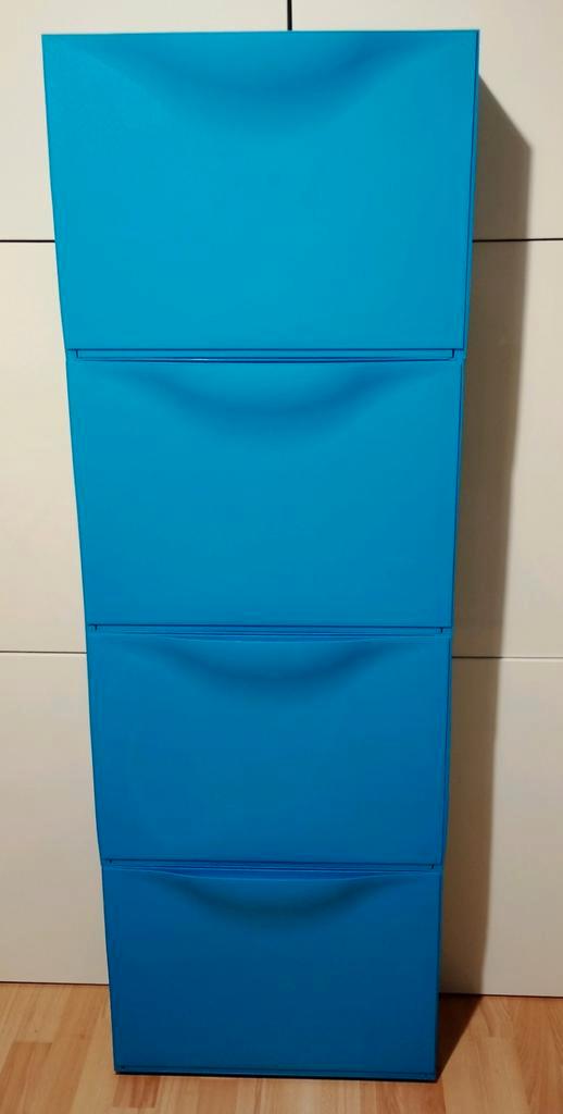 4 blauwe Trones IKEA, Huis en Inrichting, Kasten | Schoenenkasten, Ophalen
