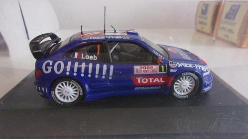 CITROEN XSARA WRC LOEB M-C 2006.1/43 IXO EXC.ETAT,VITRINE, Hobby en Vrije tijd, Modelauto's | 1:43, Zo goed als nieuw, Auto, Overige merken