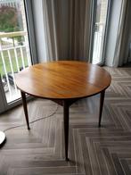 Uitschuifbare eettafel rond of ovaal, Huis en Inrichting, Ophalen, Gebruikt, Vier personen, Ovaal