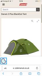 Tent Coleman Darwin 3+ Blackout, Ophalen, Zo goed als nieuw, Tot en met 3