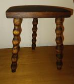 Vintage houten kruk, Huis en Inrichting, Krukjes, Verzenden, Gebruikt, Hout