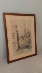 Ets “Marktdag te Boom” – Romain Malfliet (A.P.), Antiek en Kunst, Ophalen