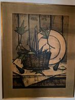 Schilderij, stilleven met kader, Ophalen