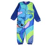 Stitch Fleece Onesie Blauw - Mt 92 - 98- 104- 110- 116- 128, Kinderen en Baby's, Kinderkleding | Maat 110, Disney, Nacht- of Onderkleding