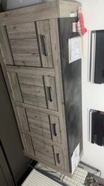 Tafel, tvkast,dressoirkast samen te koop stoelen gratis, Antiquités & Art, Antiquités | Meubles | Tables, Enlèvement