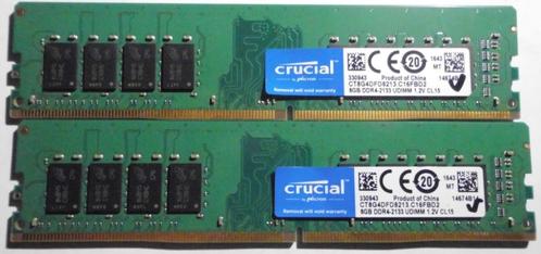 Kit 2 x 8 Gb DDR4 2133 Mhz, Computers en Software, RAM geheugen, Desktop, 16 GB, DDR4, Ophalen of Verzenden