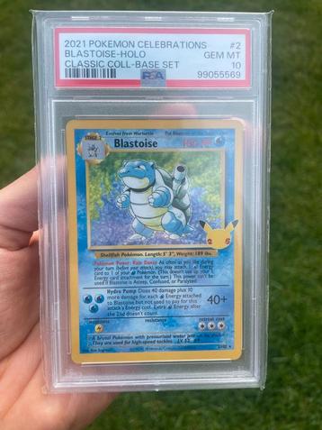 Pokemon Blastoise celebrations PSA 10 beschikbaar voor biedingen