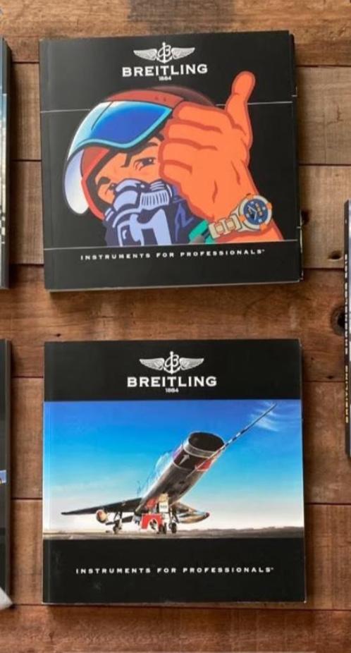 2 catalogi BREITLING 2009 en 2014 /aviation luxe uurwerk, Verzamelen, Merken en Reclamevoorwerpen, Zo goed als nieuw, Overige typen