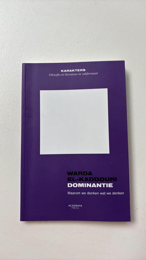 Warda El Kaddouri - Dominantie, Boeken, Politiek en Maatschappij, Ophalen of Verzenden
