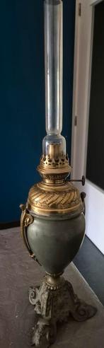 Koperen olielamp,perfecte staat ondanks ouderdom, Antiek en Kunst, Ophalen