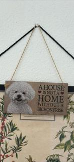 Bichon frise logo sign decoration, Ophalen, Zo goed als nieuw