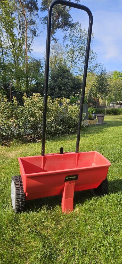 Strooiwagen met verstelhendel - 45 cm breed - merk Einhell, Tuin en Terras, Hand-tuingereedschap, Zo goed als nieuw, Overige soorten