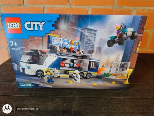 Lego City 60418 Laboratoire de police dans un camion, Enfants & Bébés, Jouets | Duplo & Lego, Neuf, Lego, Ensemble complet, Enlèvement ou Envoi