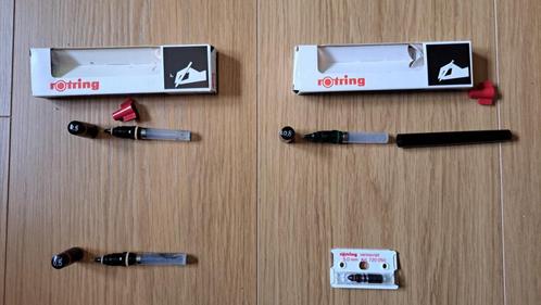Set van 4 roterende ringen variërend 0,8 mm - 0,5 mm - 0,5 m, Hobby en Vrije tijd, Tekenen, Zo goed als nieuw, Overige typen, Ophalen of Verzenden
