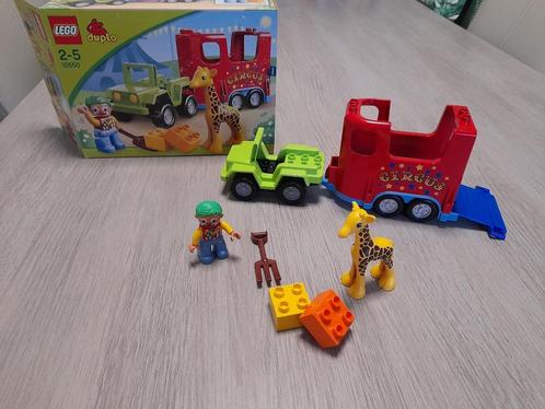 Lego duplo circustransport 10550, Kinderen en Baby's, Speelgoed | Duplo en Lego, Zo goed als nieuw, Duplo, Complete set, Ophalen of Verzenden