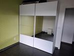 Kleerkast, 3 nachtkastjes Malm wit, Kallax zwart en wit, Huis en Inrichting, Kasten | Kleerkasten, Ophalen, Gebruikt