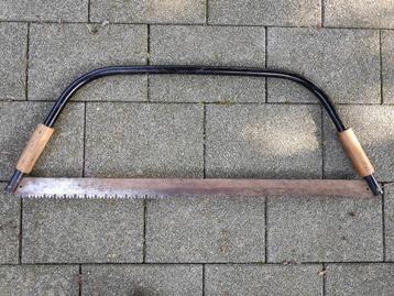Vintage beugelzaag, boomzaag, trekzaag RP63 - houten handvat beschikbaar voor biedingen