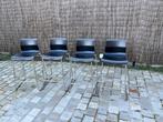 4 barstoelen - 65 cm zithoogte - zwart, Enlèvement, Comme neuf, Noir, Synthétique