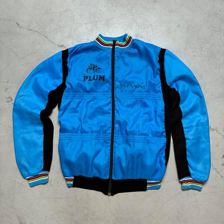 Plum Paganini jaren 80 koerstrui wielertrui vest, Fietsen en Brommers, Fietsaccessoires | Fietskleding, S, Ophalen of Verzenden