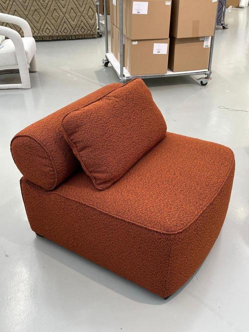 Prachtige terra fauteuil van fonq. Ongebruikt, Maison & Meubles, Fauteuils, Neuf, Tissus, 75 à 100 cm, 75 à 100 cm, Envoi