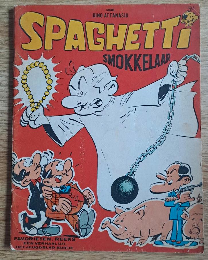 Spaghetti - Smokkelaar / uit het weekblad Kuifje, Boeken, Stripverhalen, Gelezen, Eén stripboek, Ophalen of Verzenden