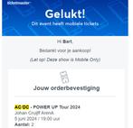 Tickets AC/DC Amsterdam 5/6/2024, Tickets & Billets, Événements & Festivals, Deux personnes