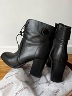 Leren dames boots , 39 maat, Enlèvement, Comme neuf, Noir