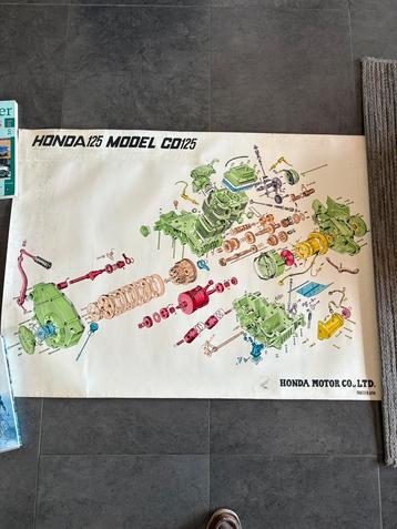 Honda CD125 affiche beschikbaar voor biedingen