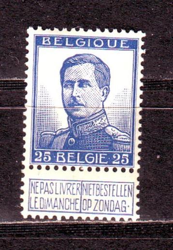 Postzegels België (30) : tussen nr 125 en 1491 beschikbaar voor biedingen