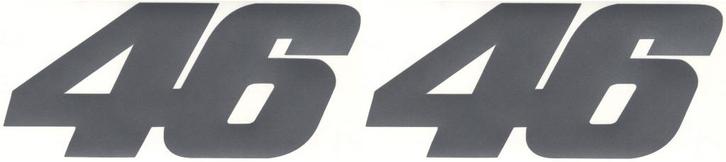 46 Valentino Rossi sticker set #10, Motoren, Accessoires | Stickers, Verzenden