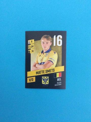 Panini sticker Matte Smets - Pro League 2023 - 2024 beschikbaar voor biedingen